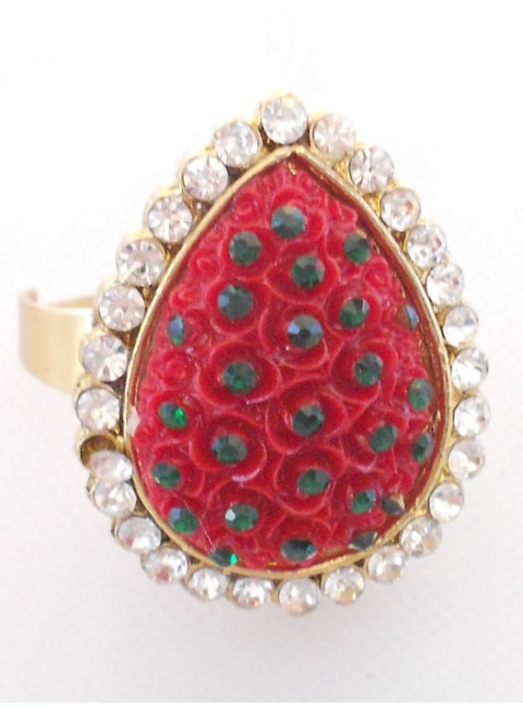 Kundan Finger Ring